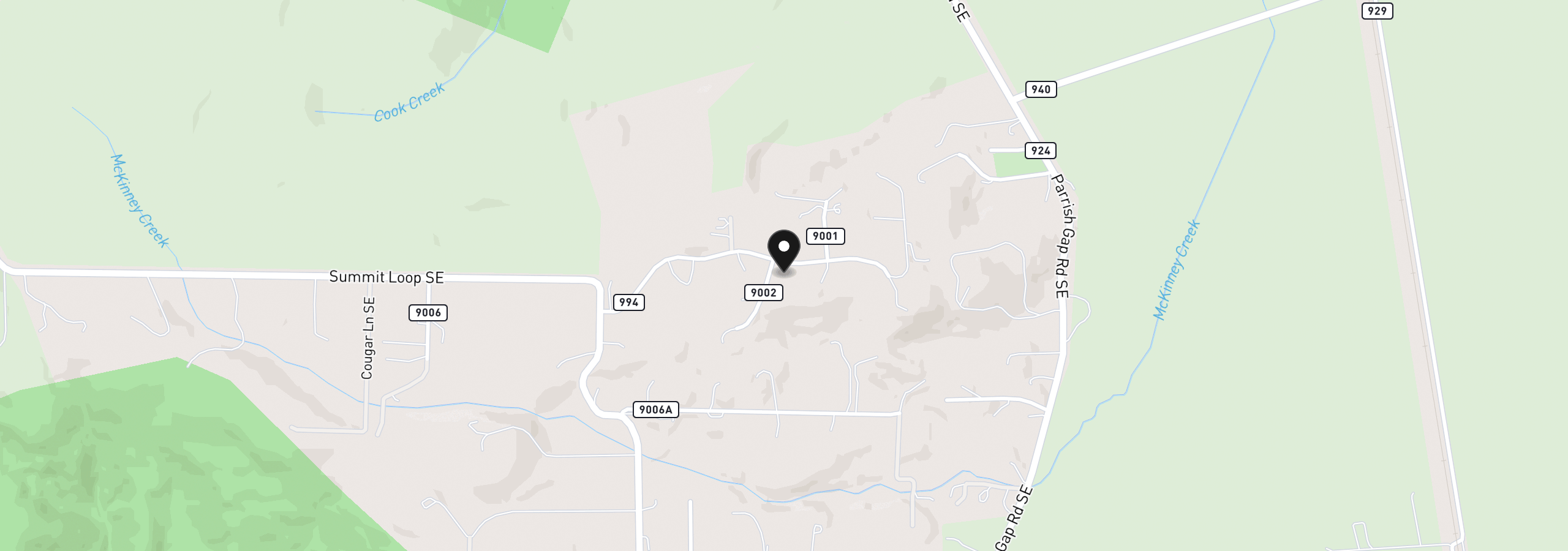 Map showing the location of 12024 S Shadow Hills Ct, Turner, OR 97392