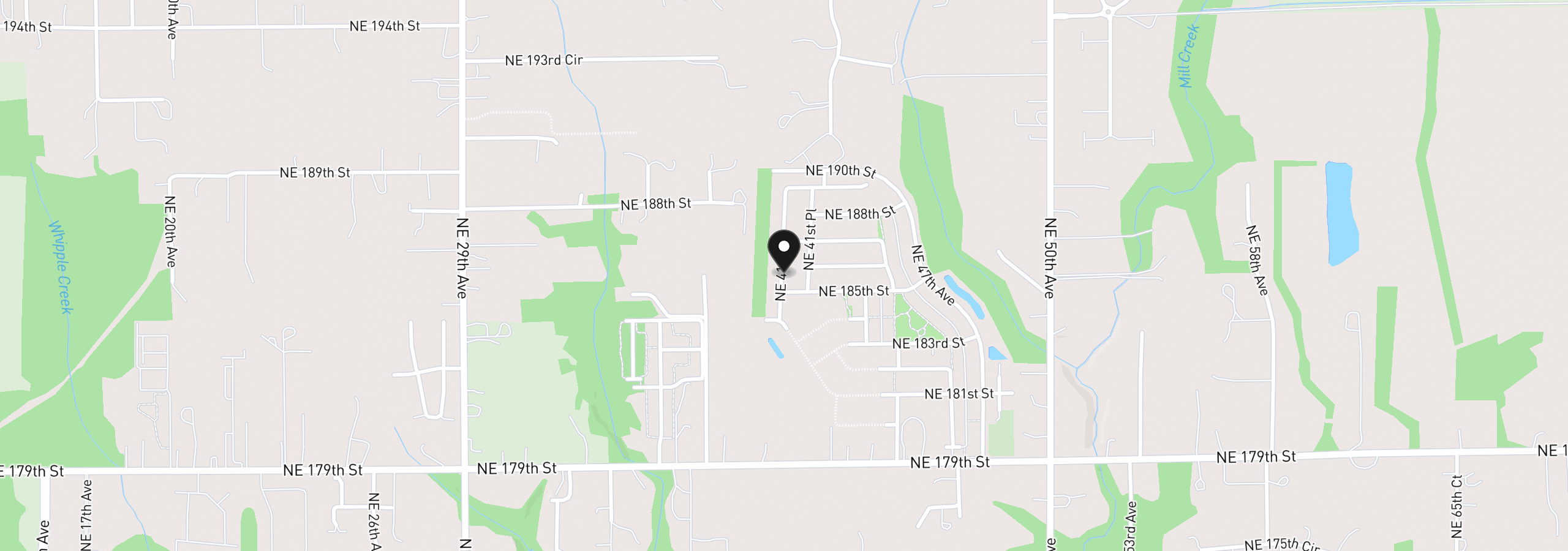 Map showing the location of 18511 NE 41st Ave Lot 434, Vancouver, Wa 98686
