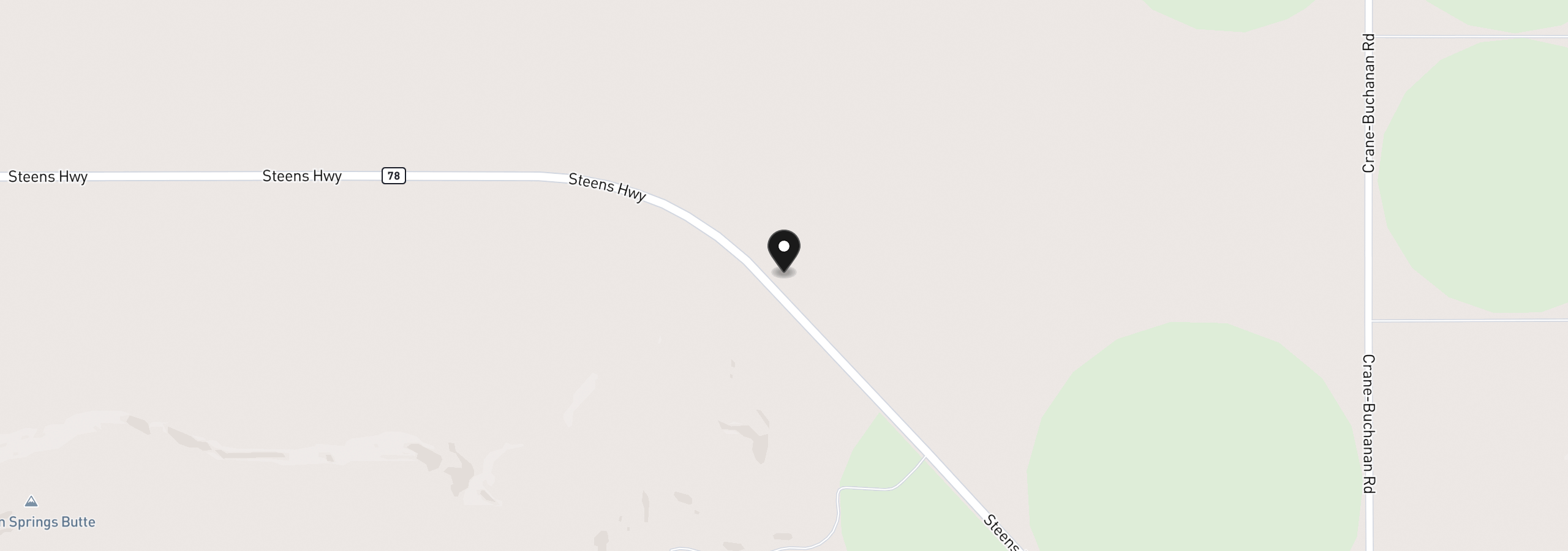 Map showing the location of 58477 Highway 78, Burns, OR 97720