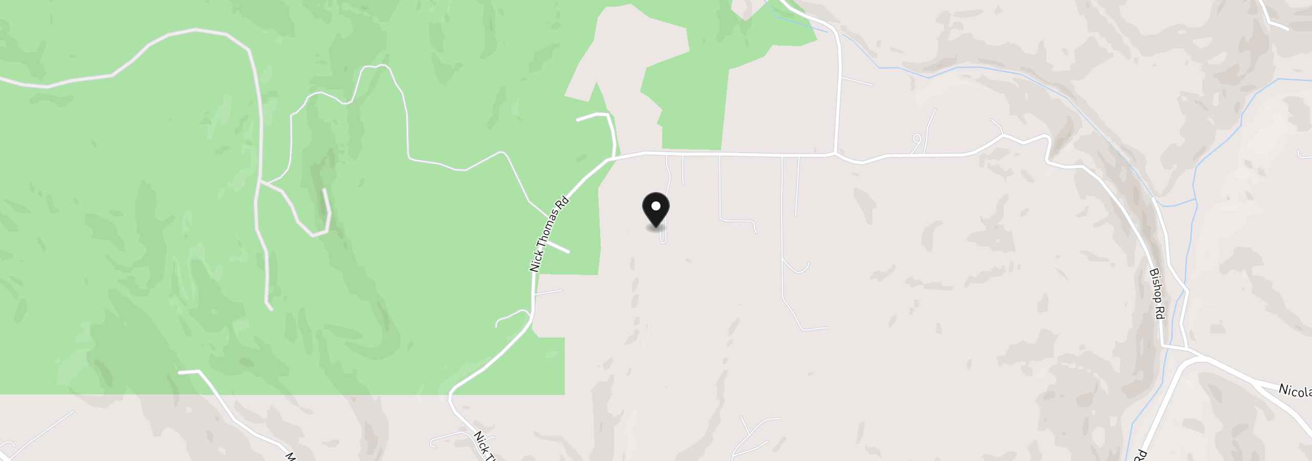 Map showing the location of 70460 Nick Thomas Rd, Rainier, OR 97048