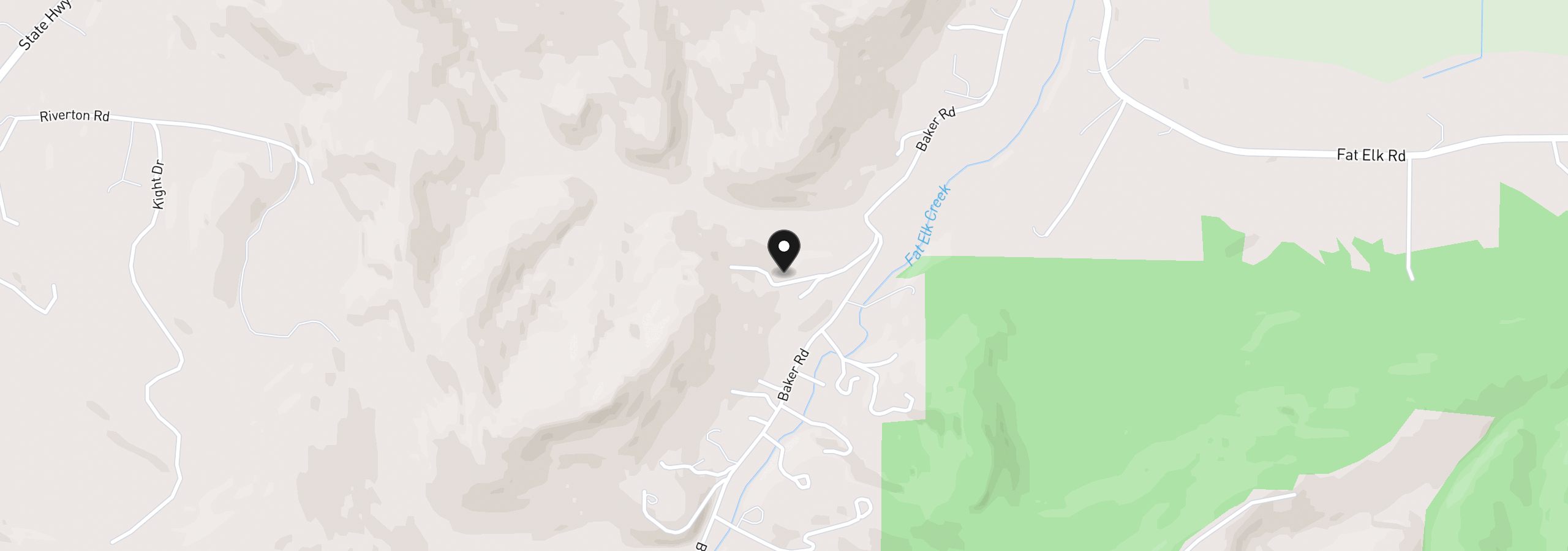 Map showing the location of 92209 Hilltop Ln, Coquille, OR 97423