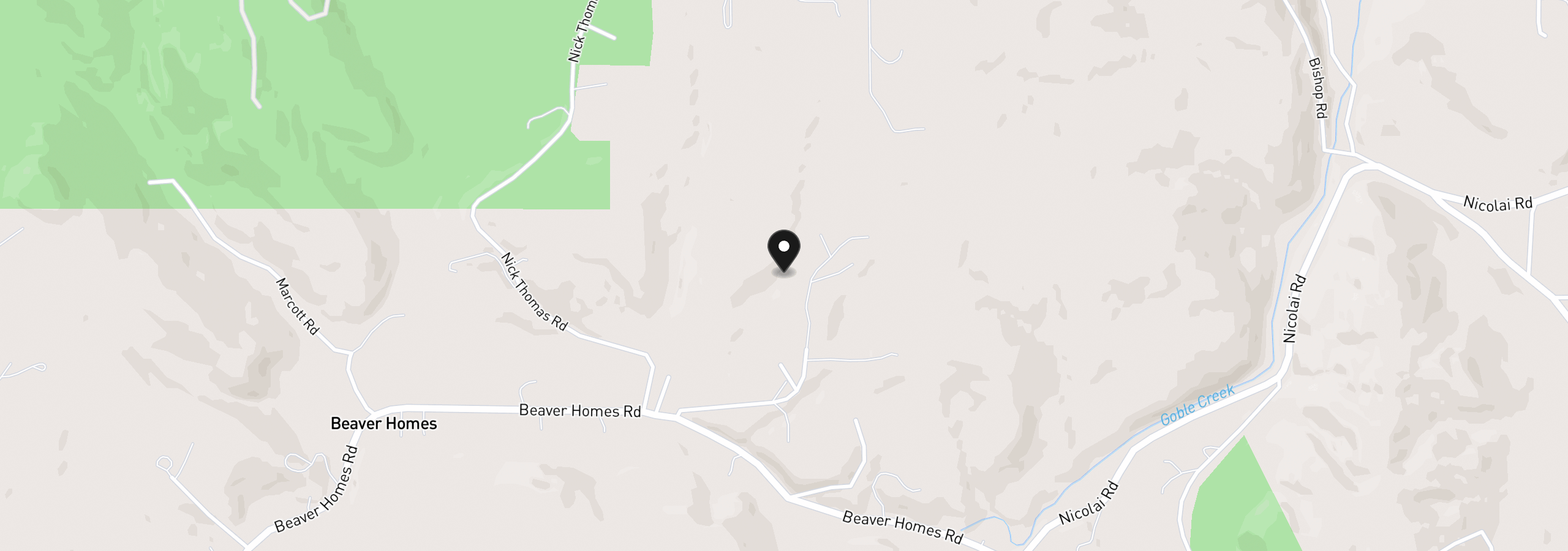 Map showing the location of 69885 Beaver Hill Dr, Rainier, OR 97048