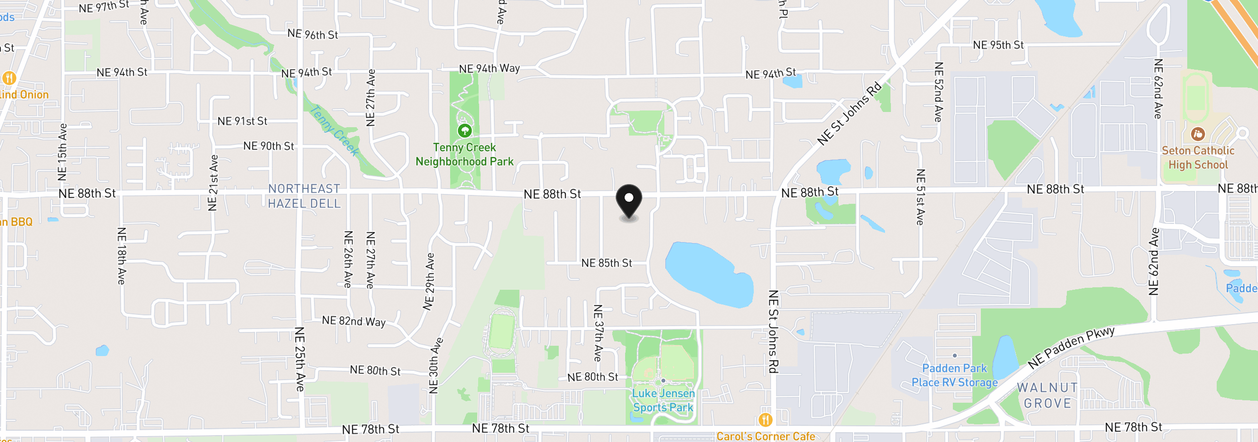 Map showing the location of NE 38th St 15, Vancouver, Wa 98665