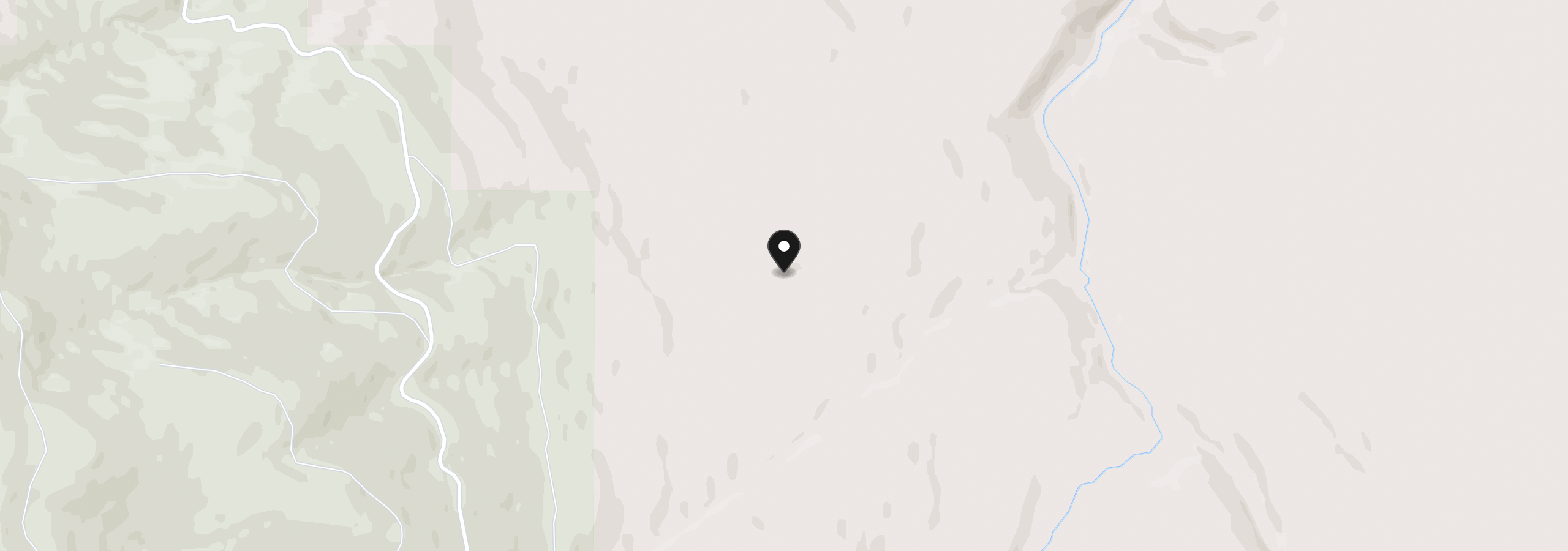 Map showing the location of Low Gap Lane, Long Creek, OR 97856