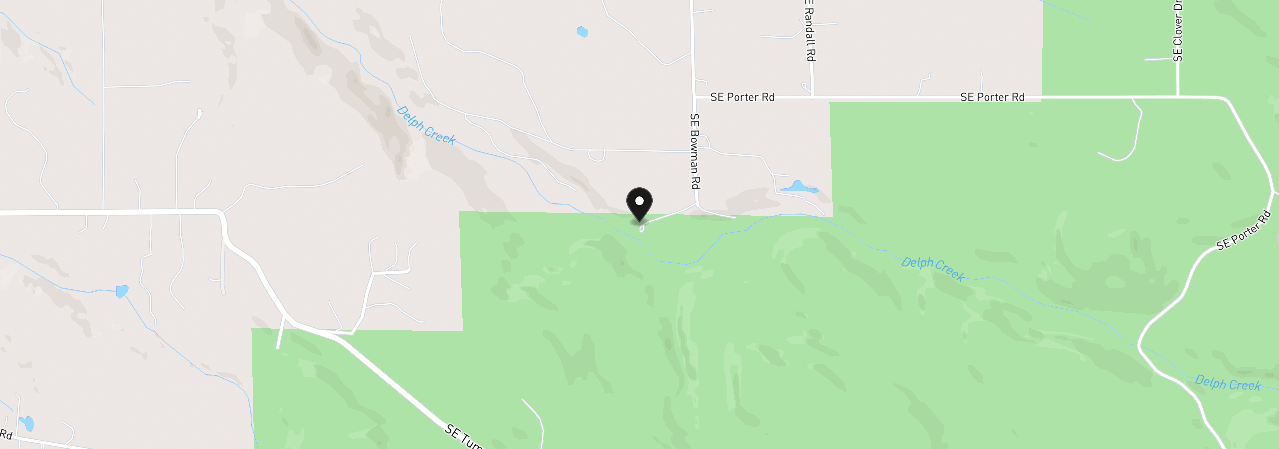 Map showing the location of 35935 SE Bowman Rd, Estacada, OR 97023