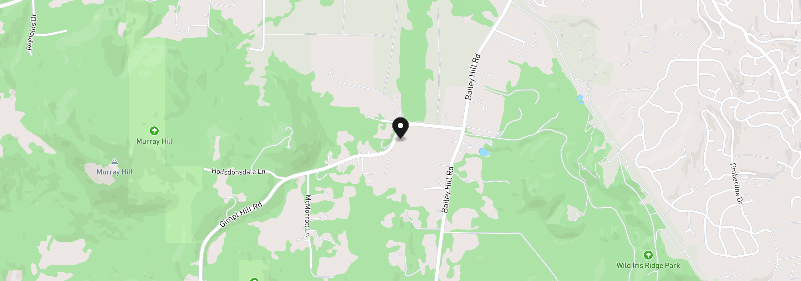 Map showing the location of 29778 Gimpl Hill Rd, Eugene, OR 97402