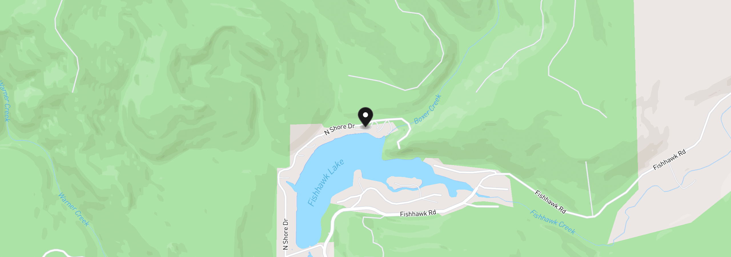 Map showing the location of 71810 Northshore Dr, Birkenfeld, OR 97016