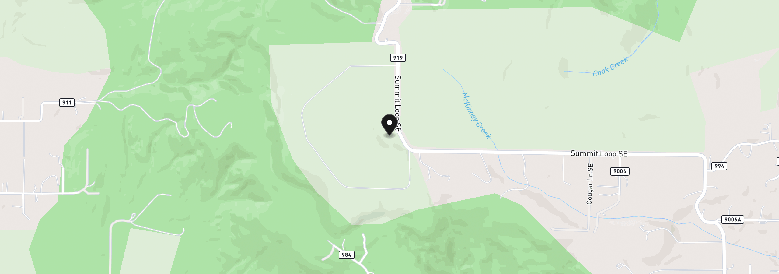 Map showing the location of 11523 Summit Loop, Turner, OR 97392