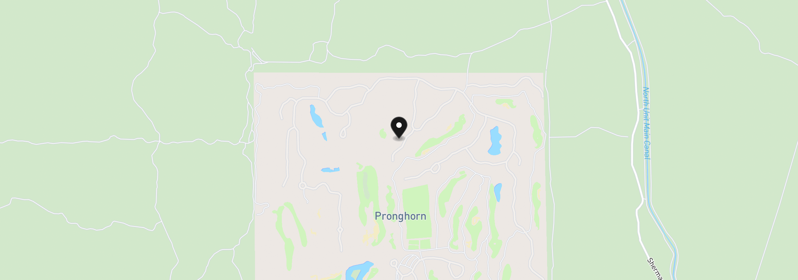 Map showing the location of 65867 Sage Canyon Ct, Bend, OR 97701
