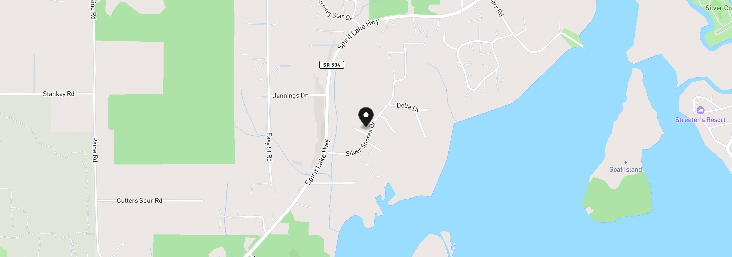 Map showing the location of 24 Empire Dr, Silver Lake, Wa 98645