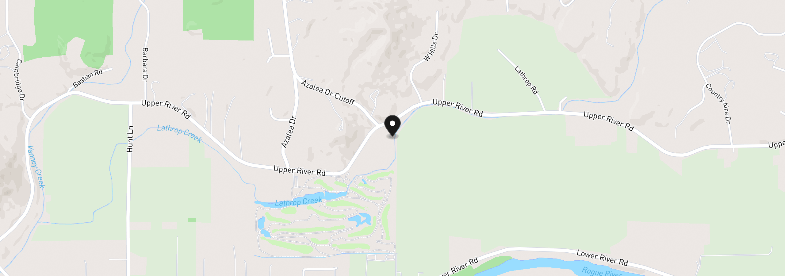 Map showing the location of 4189 Upper River Rd, Grants Pass, OR 97526
