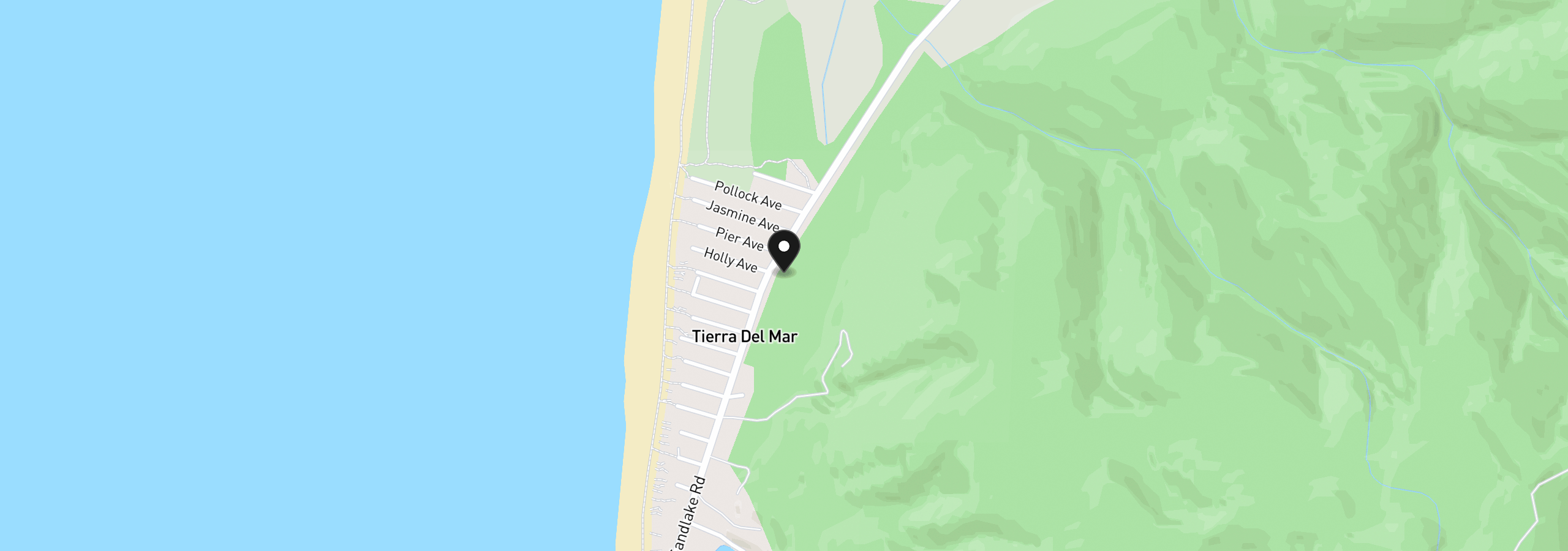 Map showing the location of 6005 Holly Ave, Pacific City, OR 97135