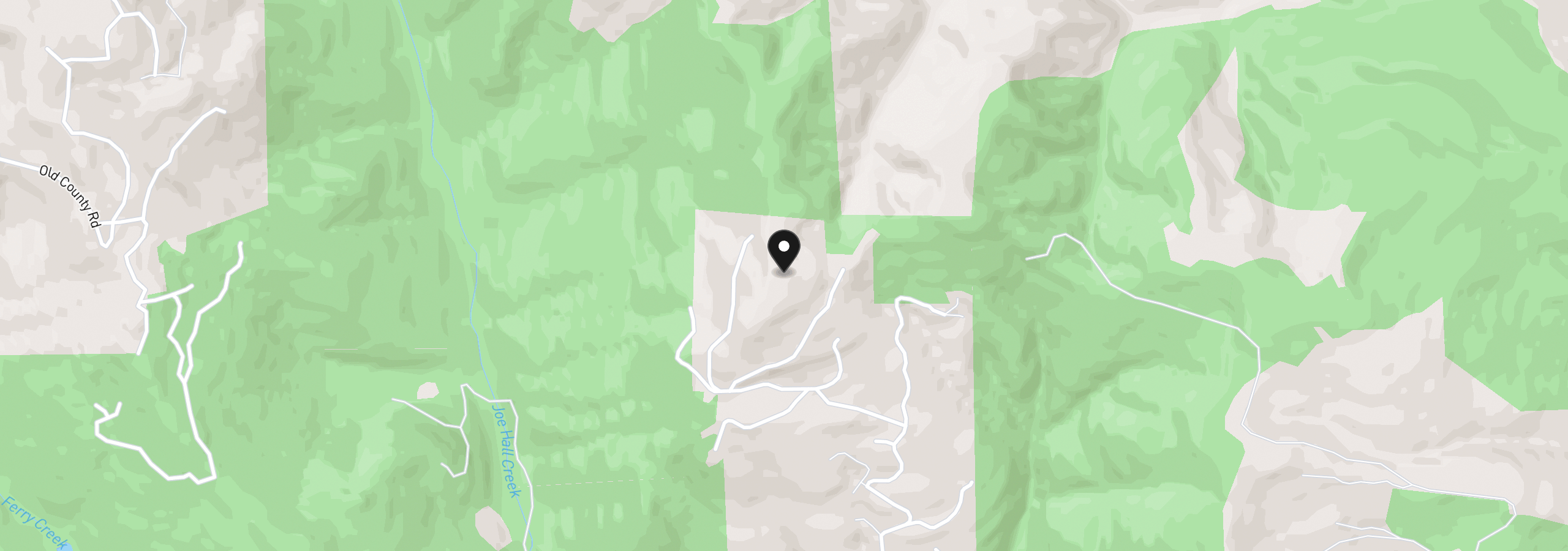 Map showing the location of 17450 Mountain Dr, Brookings, OR 97415