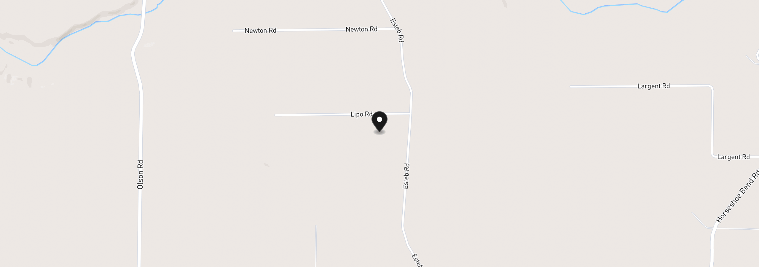Map showing the location of Lipo, Goldendale, Wa 98620