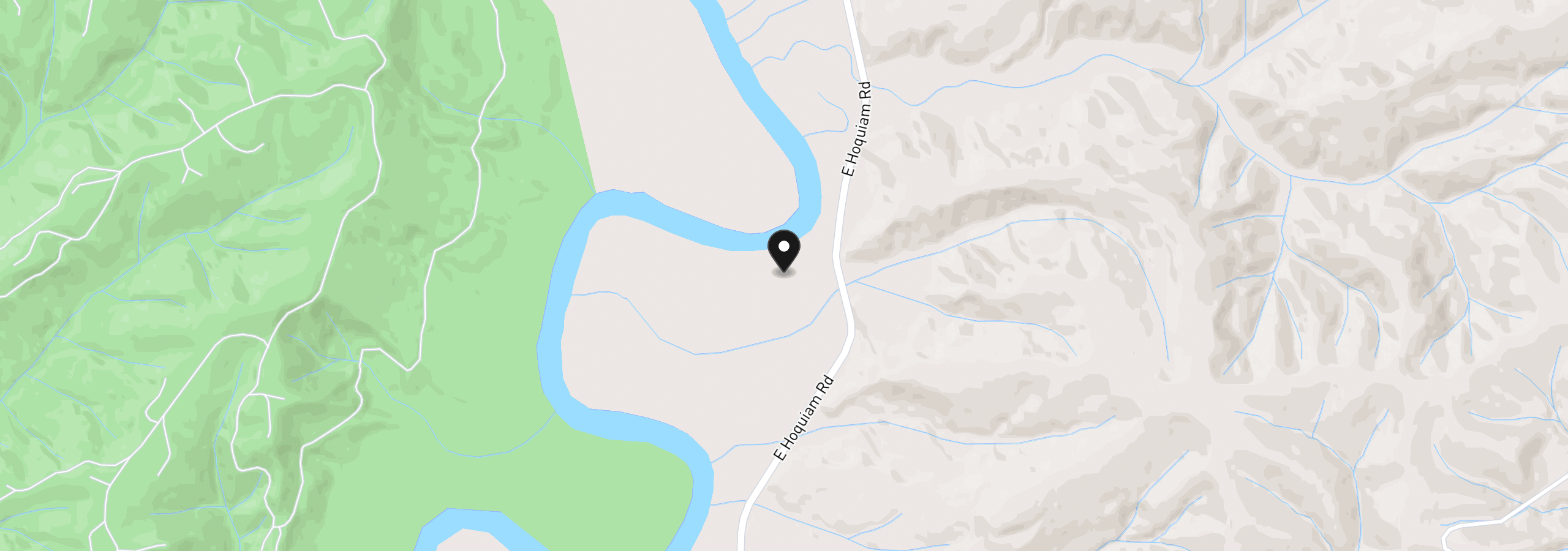 Map showing the location of 1478 E Hoquiam Rd, Hoquiam, Wa 98550