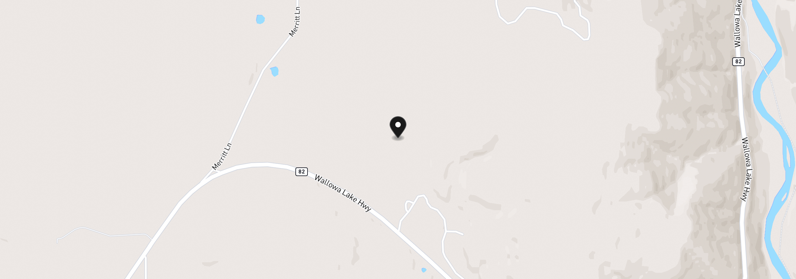 Map showing the location of 76014 Hwy 82, Elgin, OR 97827