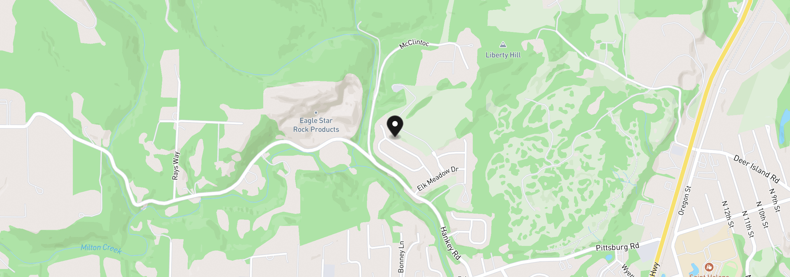 Map showing the location of 35491 Valley View Dr 82, St. Helens, OR 97051