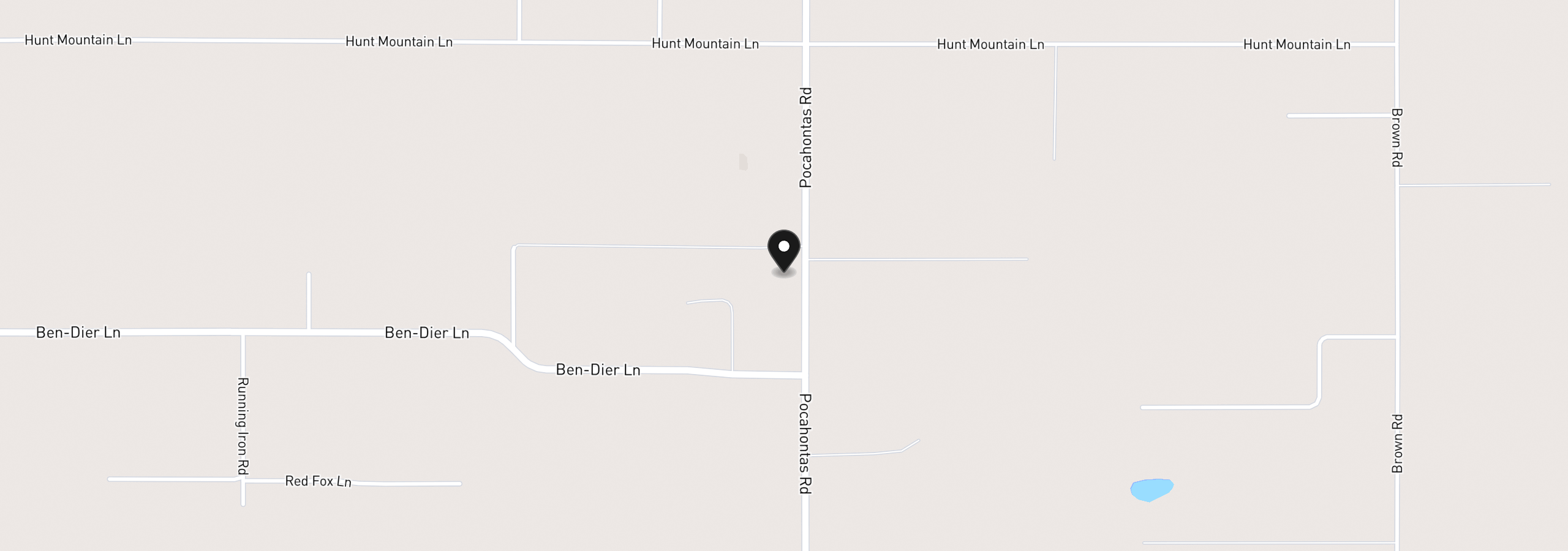 Map showing the location of 44046 Pocahontas Rd, Baker City, OR 97814
