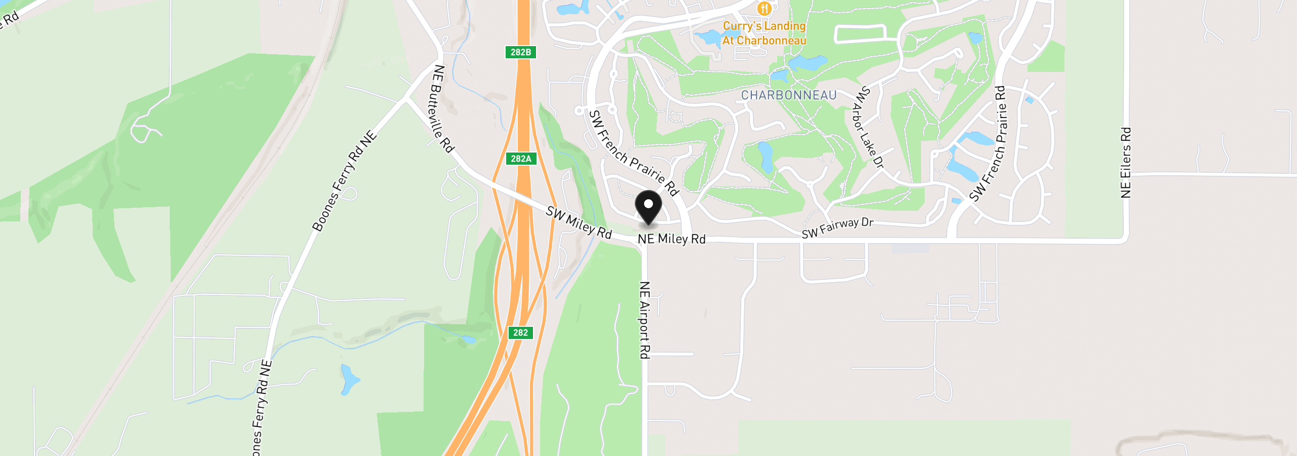 Map showing the location of 32565 SW Juliette Dr, Wilsonville, OR 97070