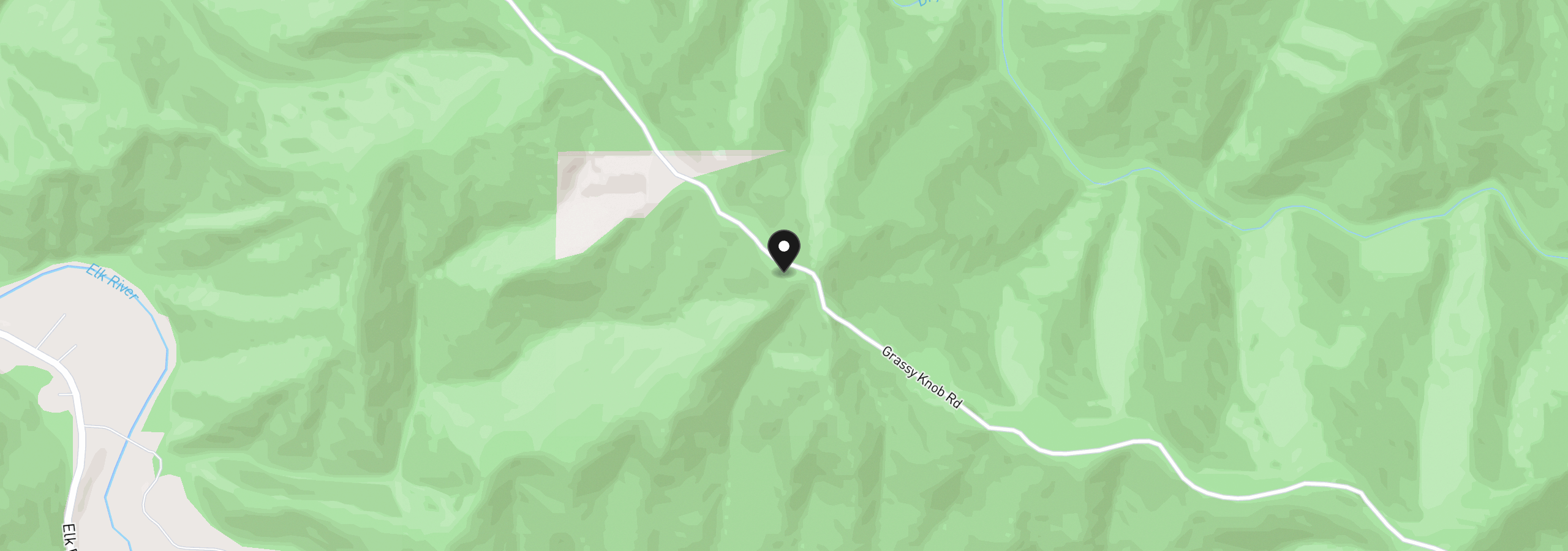 Map showing the location of 95300 Grassy Knob Rd, Sixes, OR 97476