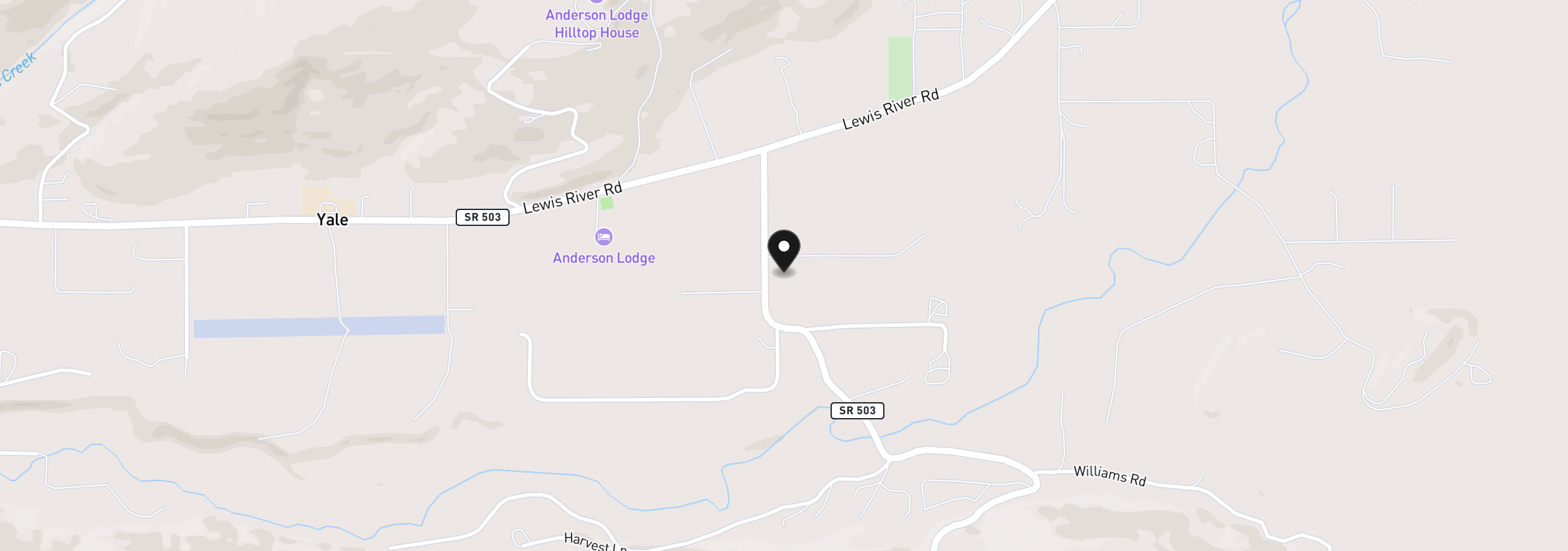Map showing the location of 108 Barton Way, Ariel, Wa 98603