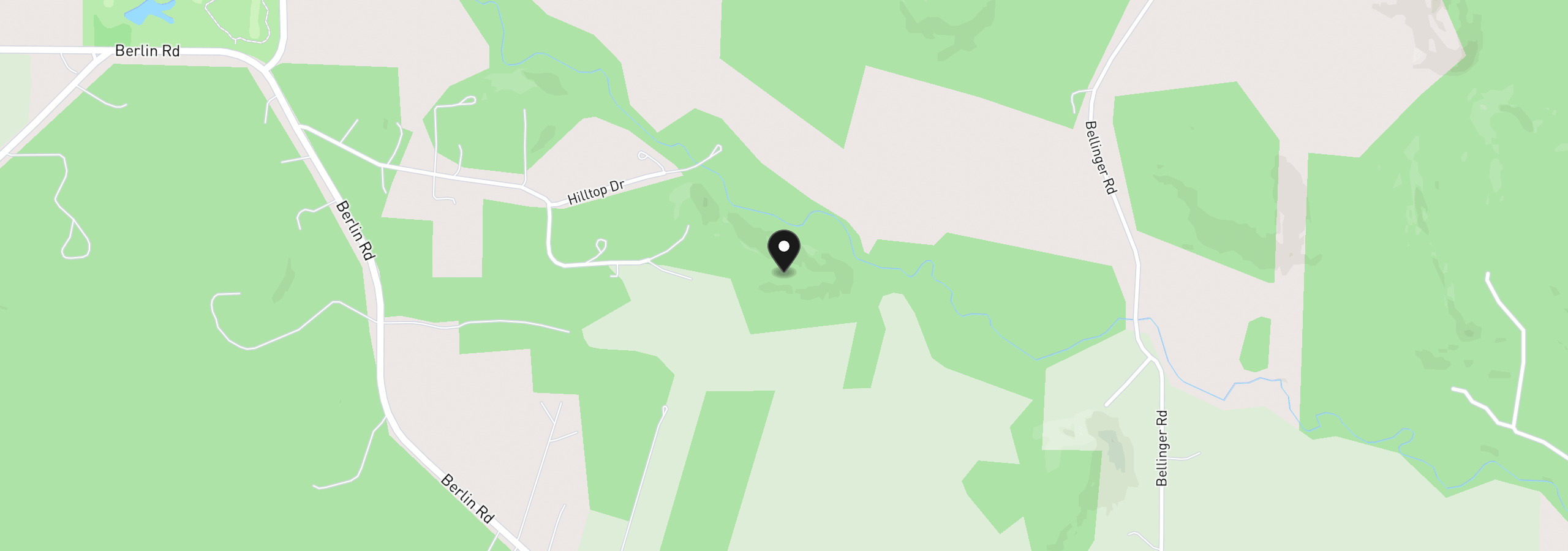 Map showing the location of 40450 Hilltop Dr, Lebanon, OR 97355