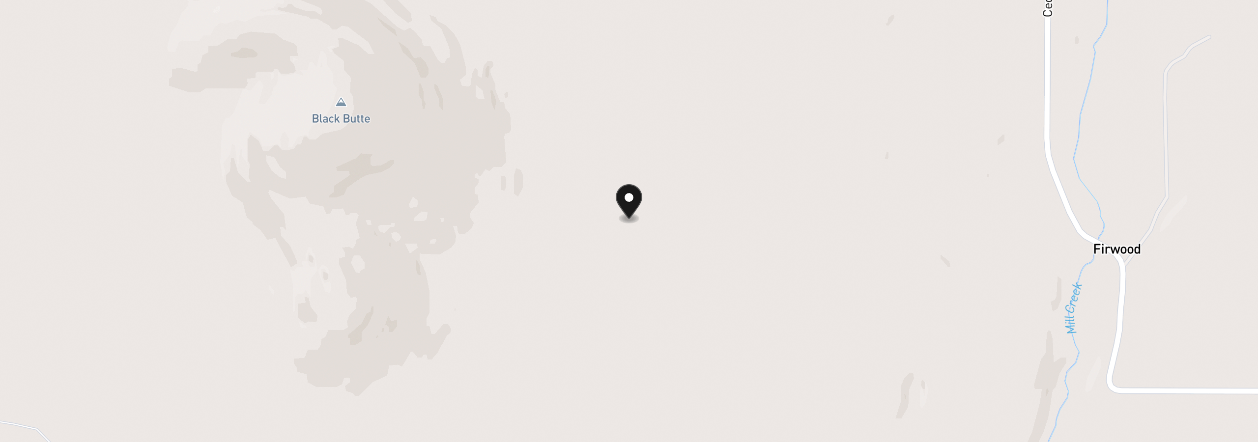 Map showing the location of Black Butte Lot 7, Goldendale, Wa 98620