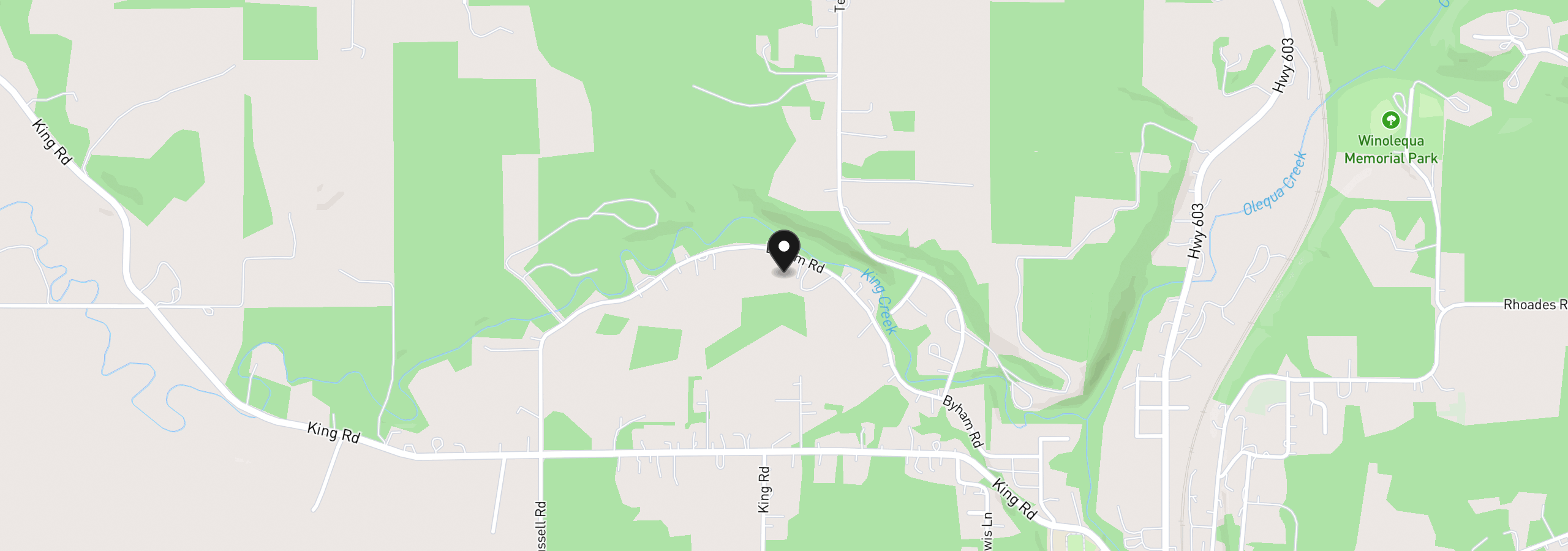 Map showing the location of 863 Byham Rd, Winlock, Wa 98596
