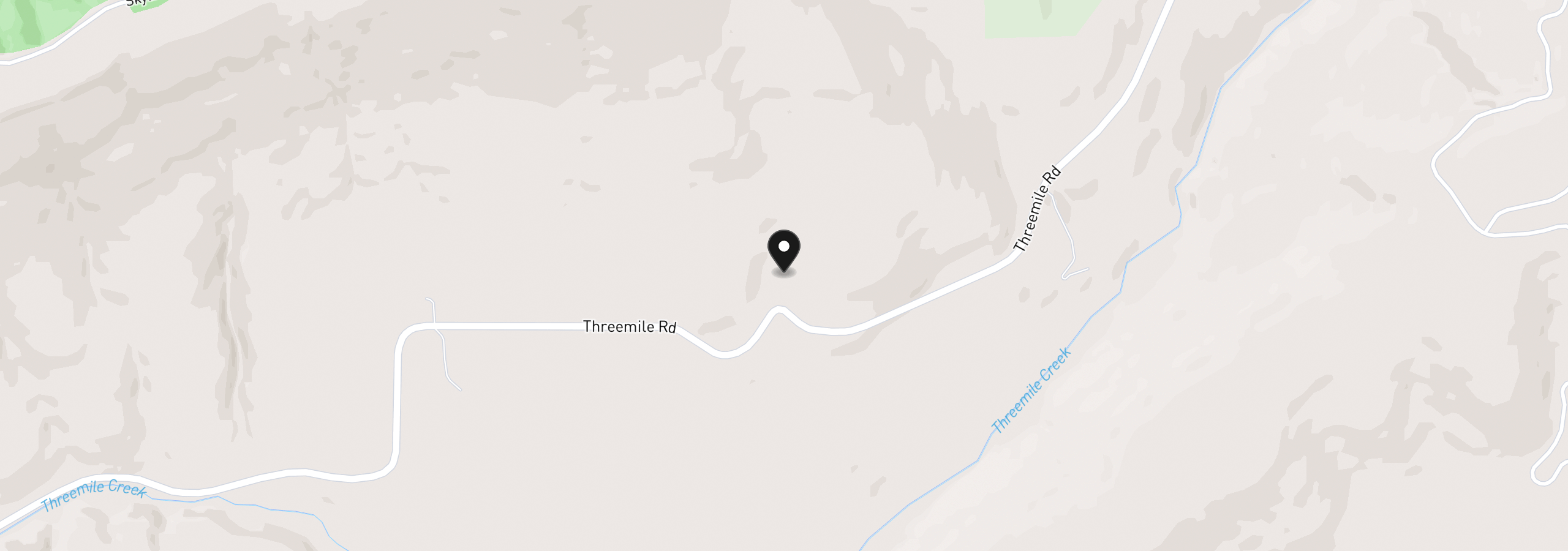 Map showing the location of 3465 Three Mile Rd, The Dalles, OR 97058