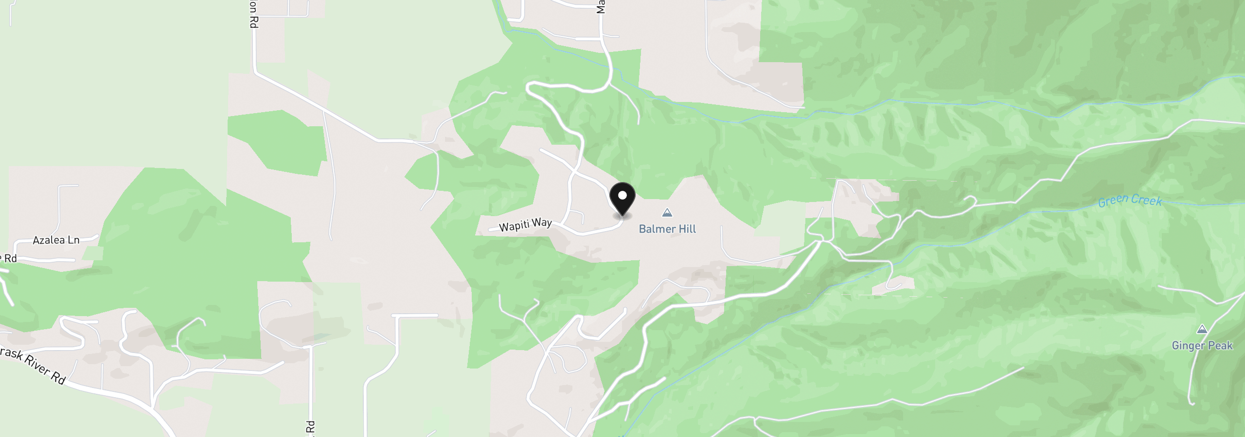Map showing the location of Tl110 Skyview Road, Tillamook, OR 97141