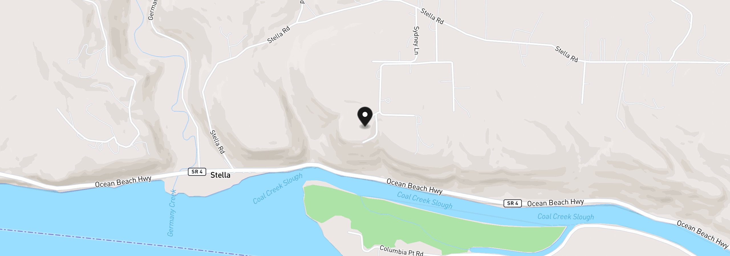 Map showing the location of 222 Newt Estates Rd, Longview, Wa 98632