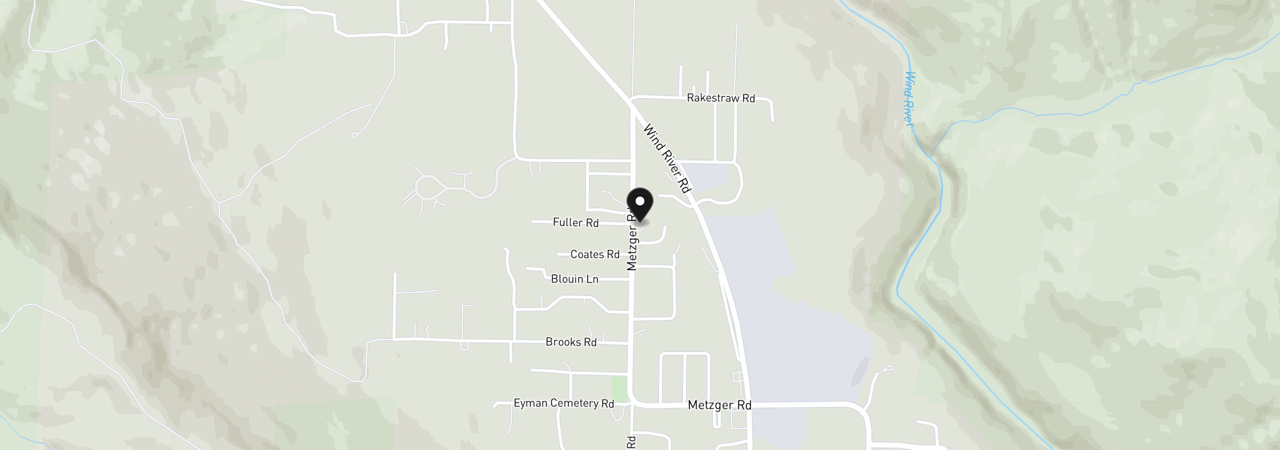 Map showing the location of 1812 Metzger Rd, Carson, Wa 98610