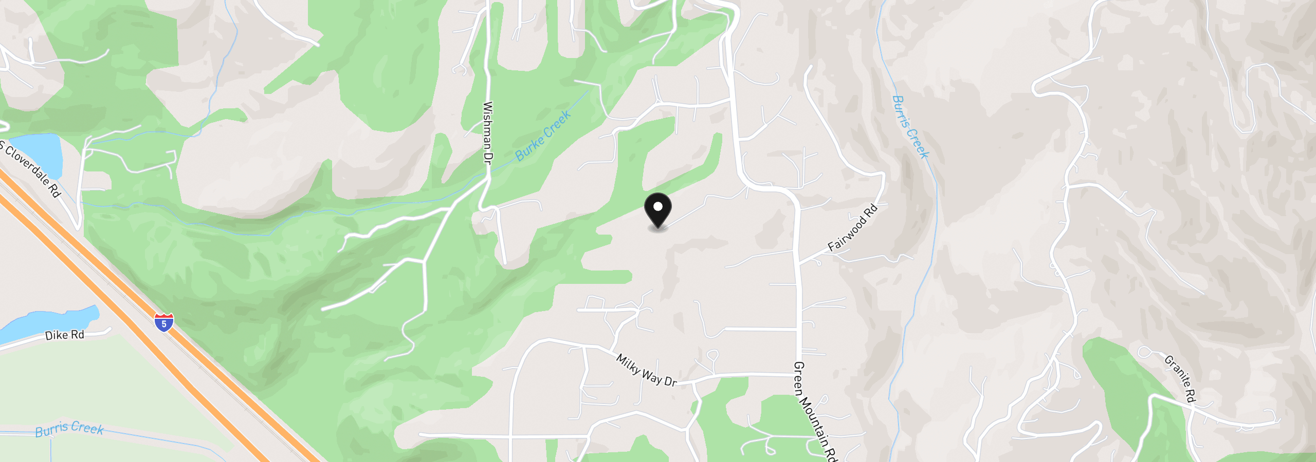 Map showing the location of 6215 Green Mountain Rd, Woodland, Wa 98674