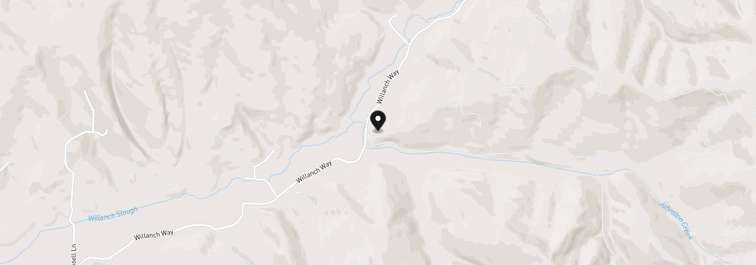 Map showing the location of 94921 Lindgren Ln, North Bend, OR 97459