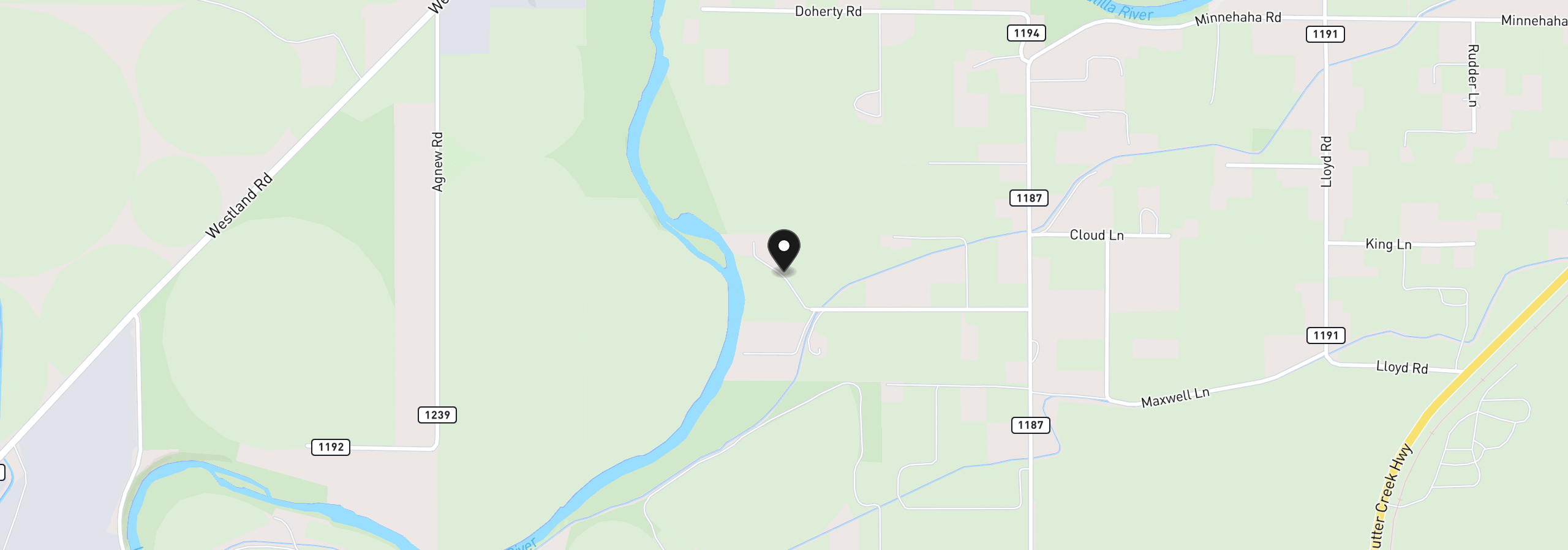 Map showing the location of Echols Rd, Hermiston, OR 97838