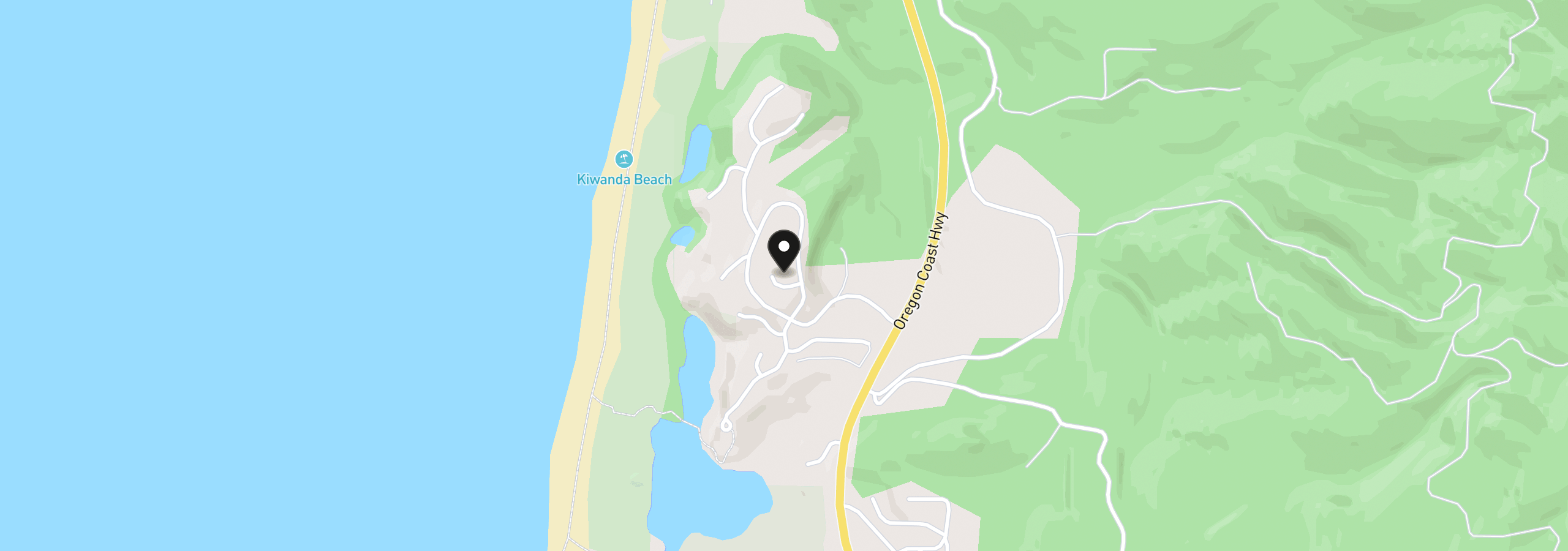 Map showing the location of 44660 Oceanview Ct, Neskowin, OR 97149