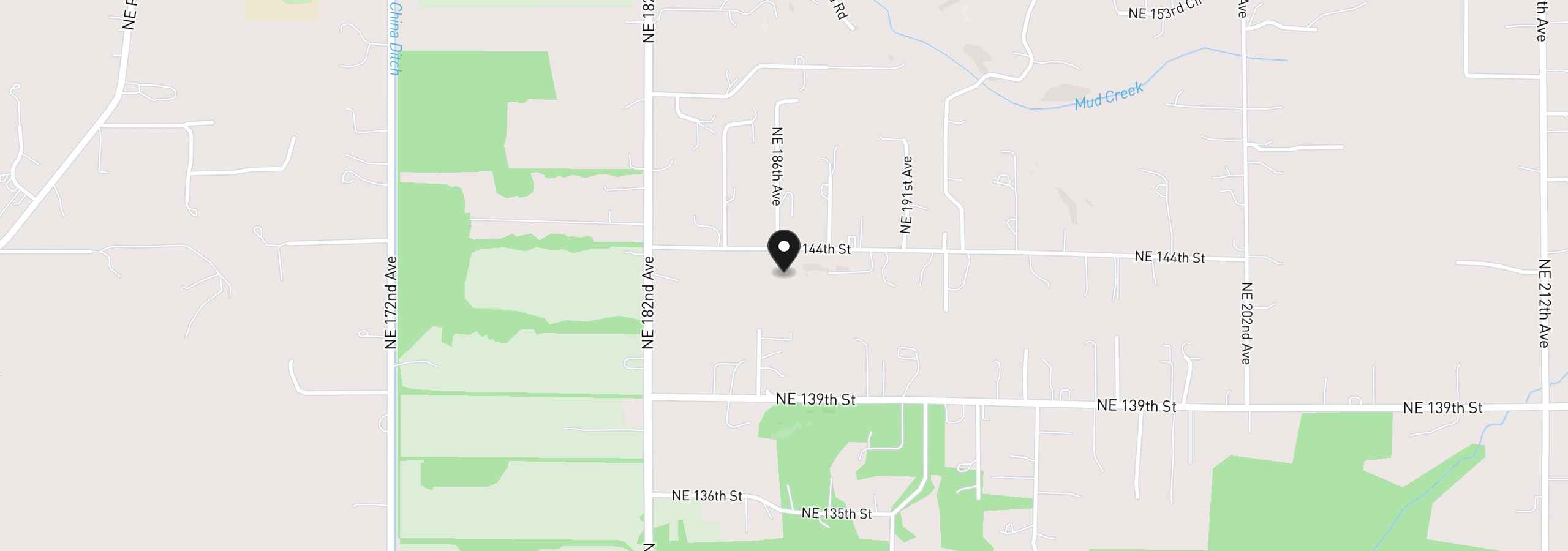 Map showing the location of 3 NE 144th St, Brush Prairie, Wa 98606