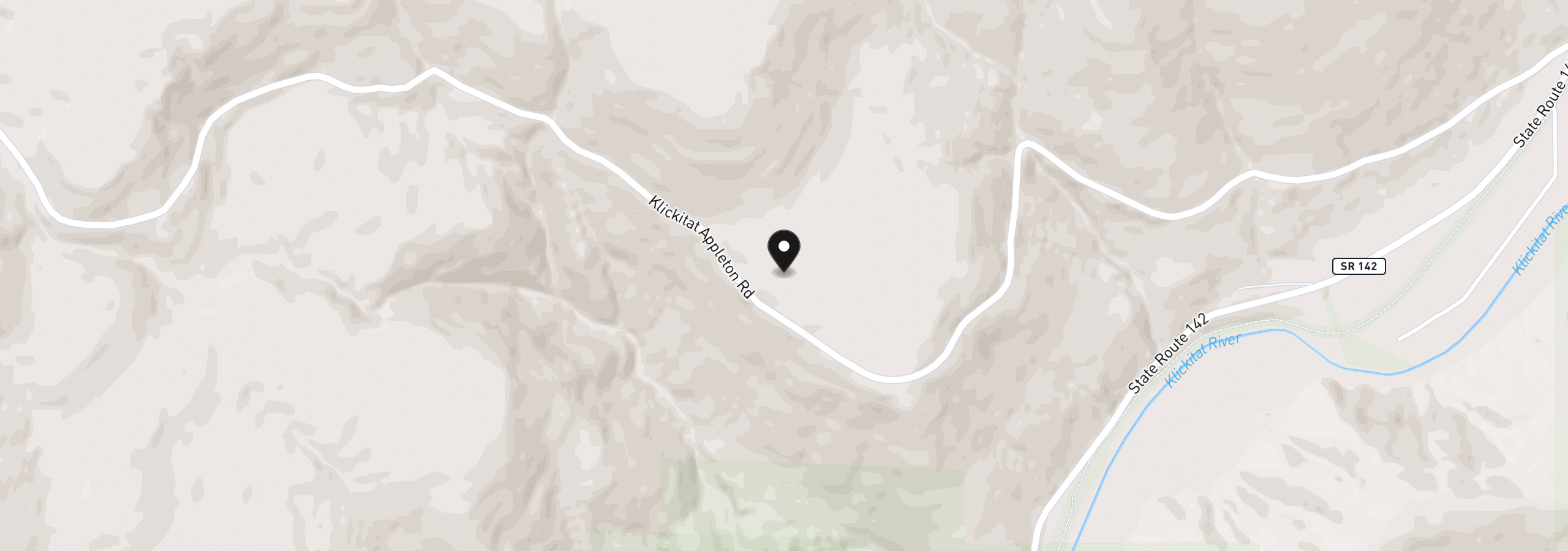 Map showing the location of 20 Incline Dr, Lyle, Wa 98635