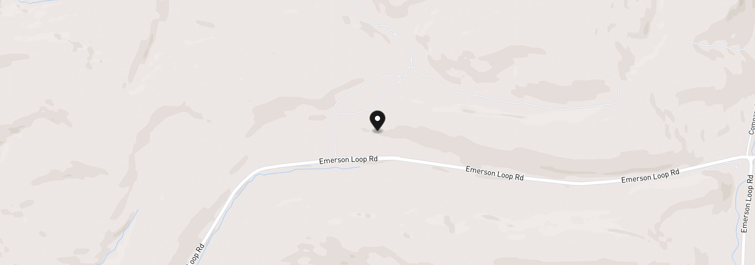 Map showing the location of Emerson Loop Rd, The Dalles, OR 97058