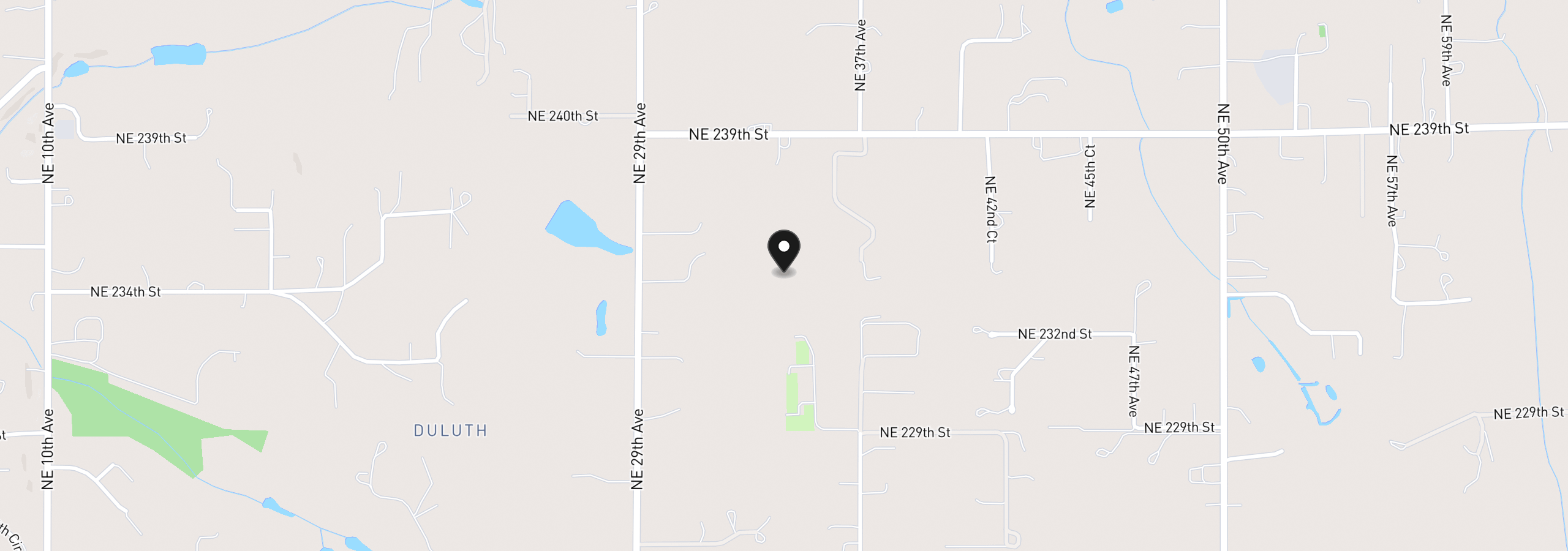 Map showing the location of 0 NE 29th Ave, Ridgefield, Wa 98642