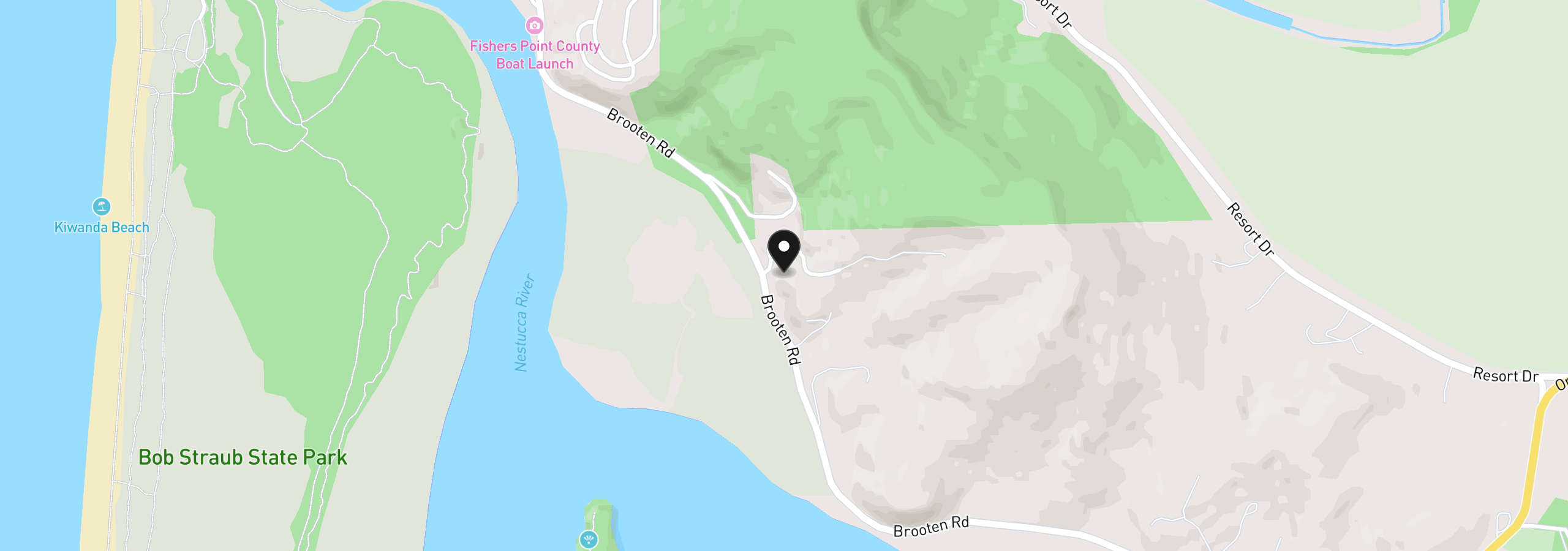 Map showing the location of 37025 Brooten Hill Rd, Pacific City, OR 97135