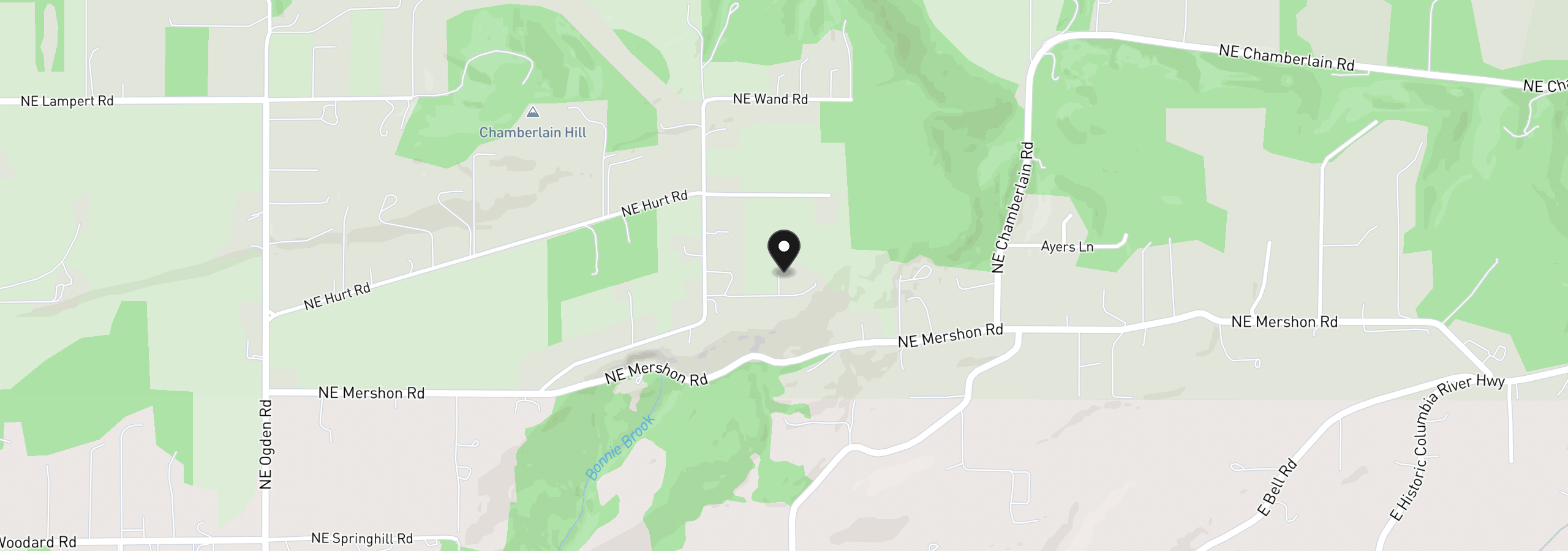Map showing the location of 31708 NE Wand Rd, Troutdale, OR 97060