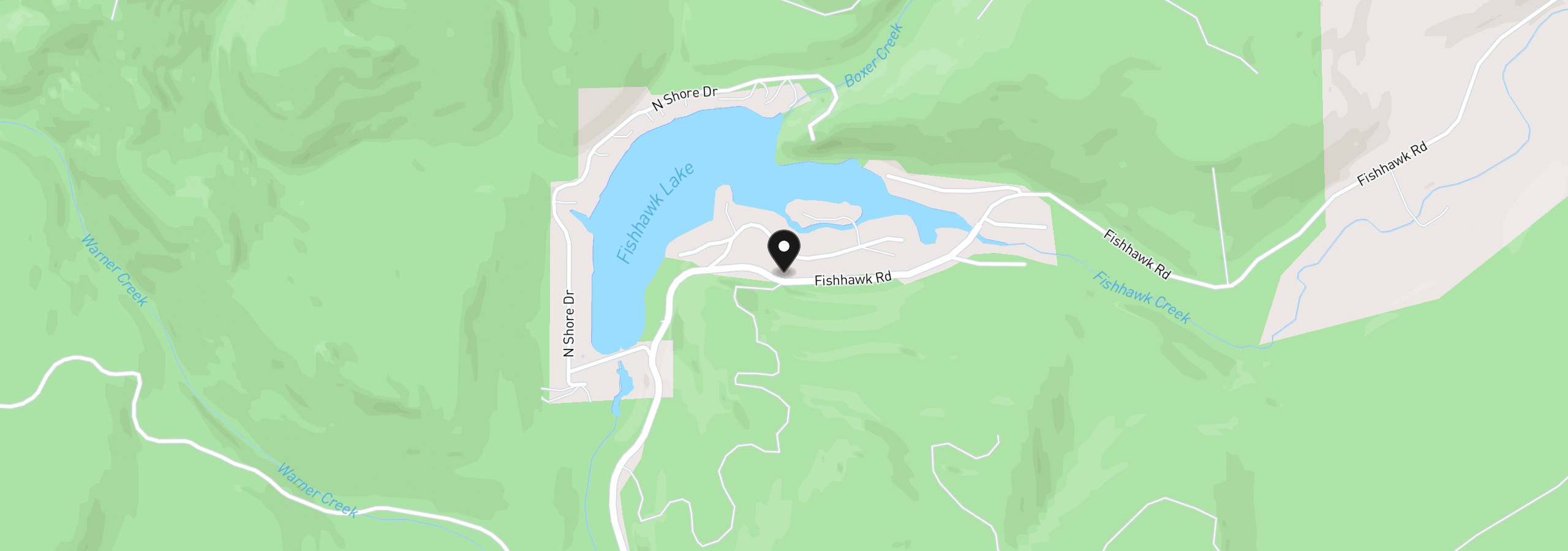 Map showing the location of 71461 Fishhawk Rd, Clatskanie, OR 97016