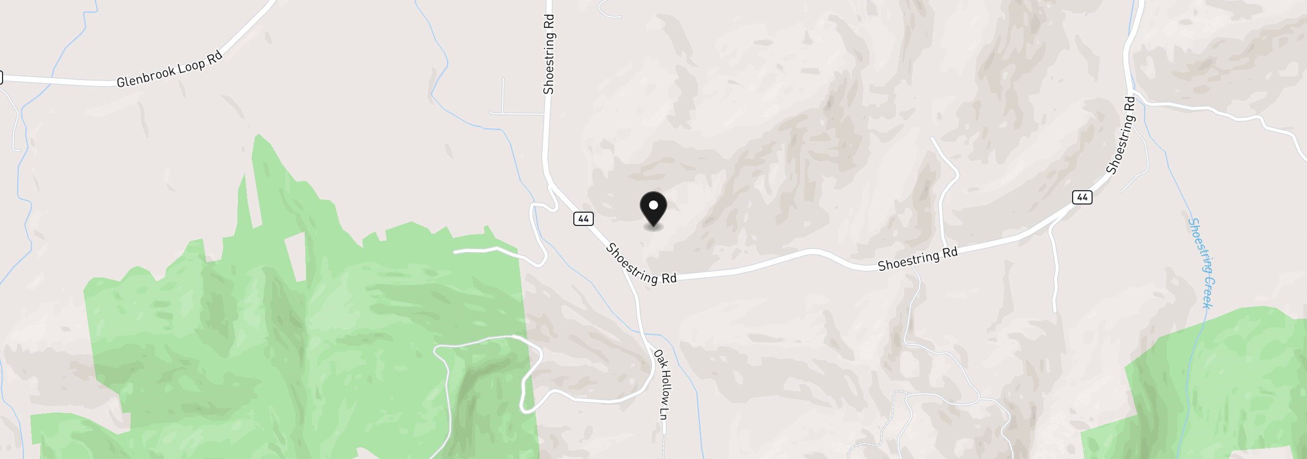 Map showing the location of 1320 Shoestring Rd, Riddle, OR 97469