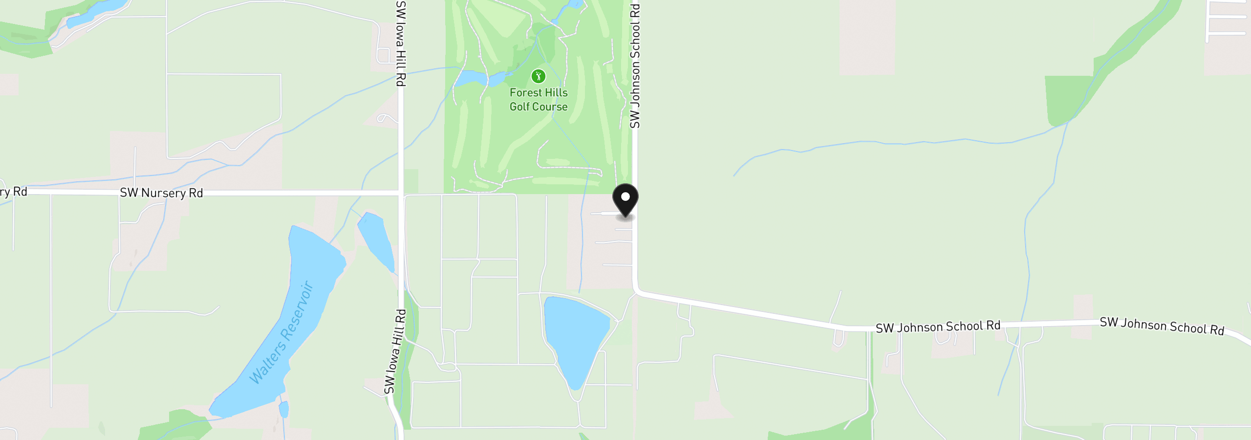 Map showing the location of 35560 SW Forest Hills St, Cornelius, OR 97113