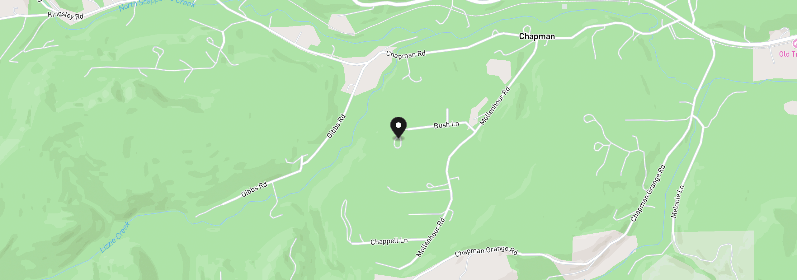 Map showing the location of 27796 Bush Ln, Scappoose, OR 97056