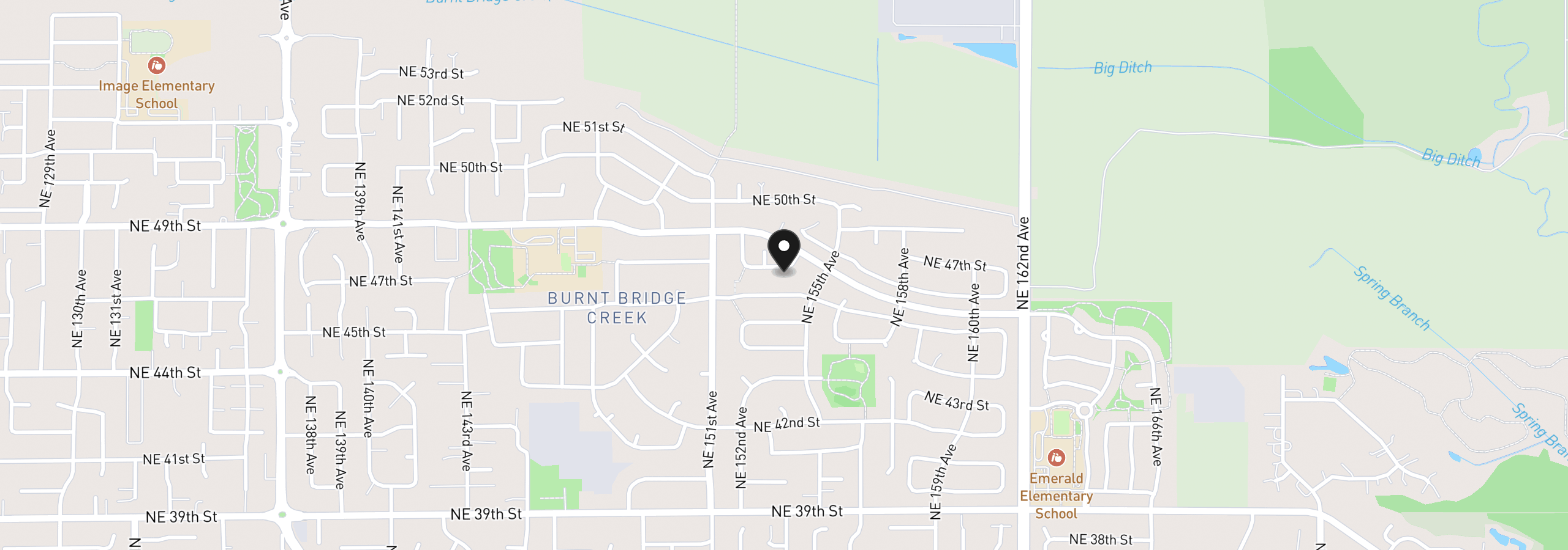 Map showing the location of 15311 NE 47th St, Vancouver, Wa 98682
