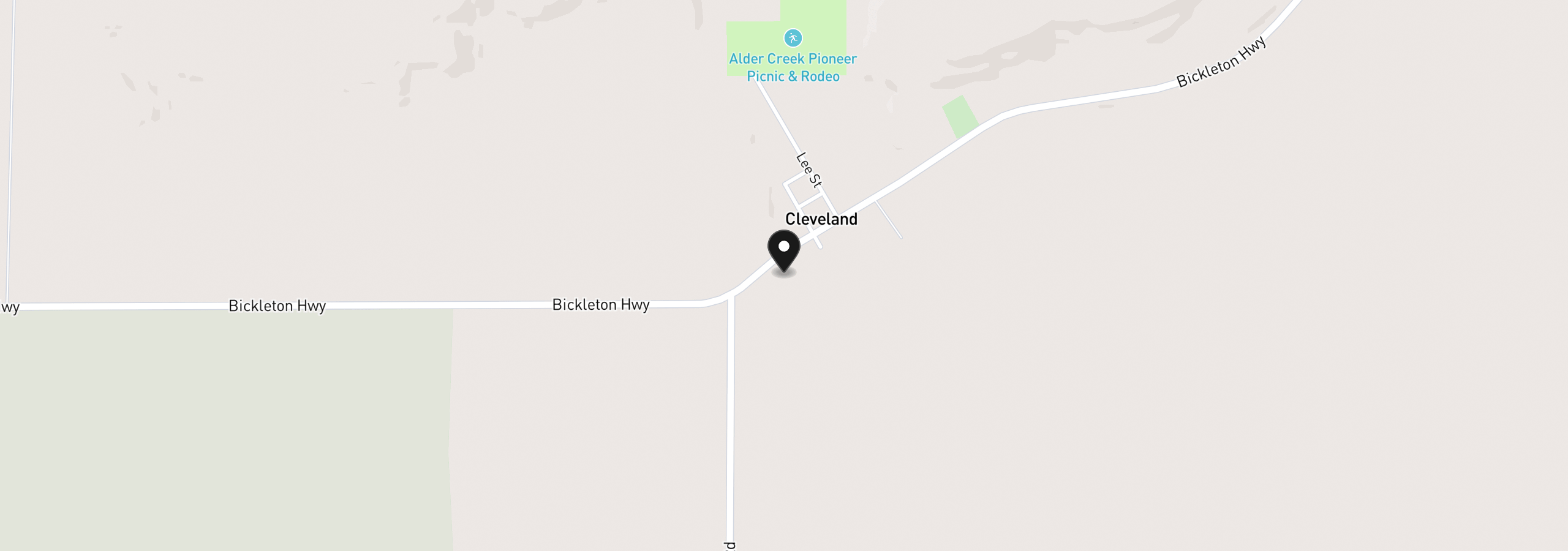 Map showing the location of Blk 22 Bickleton Hwy, Bickleton, Wa 99322