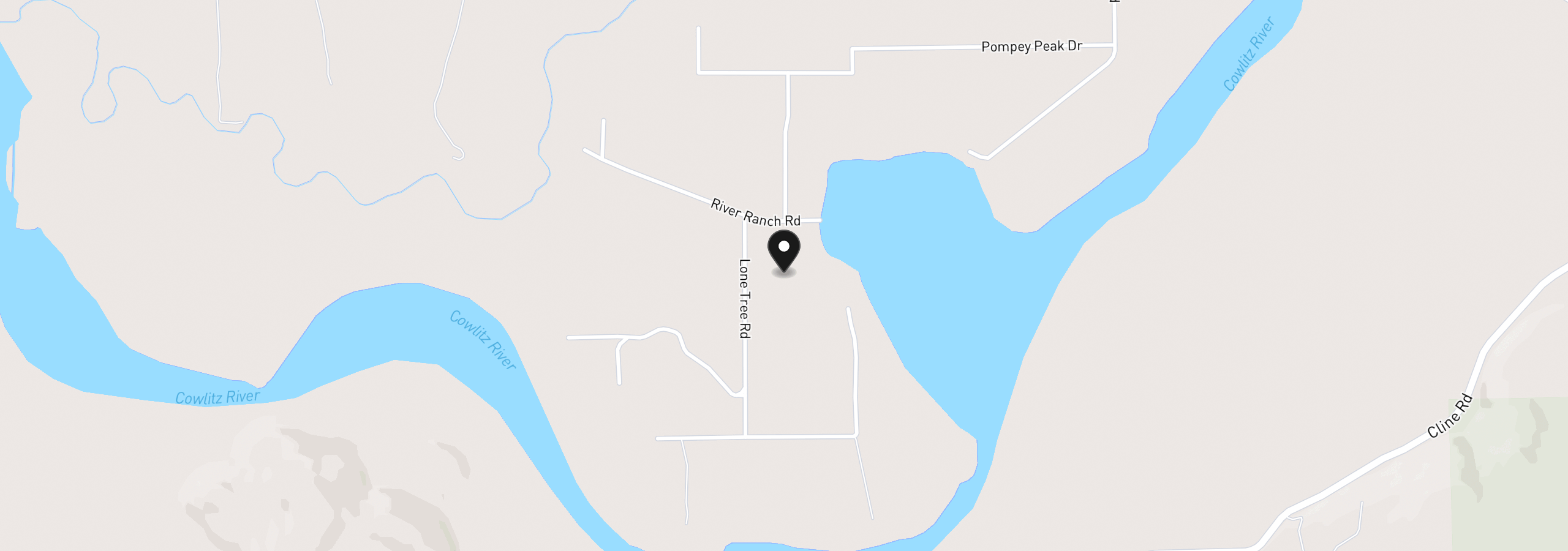 Map showing the location of 295 River Ranch Rd, Randle, Wa 98377