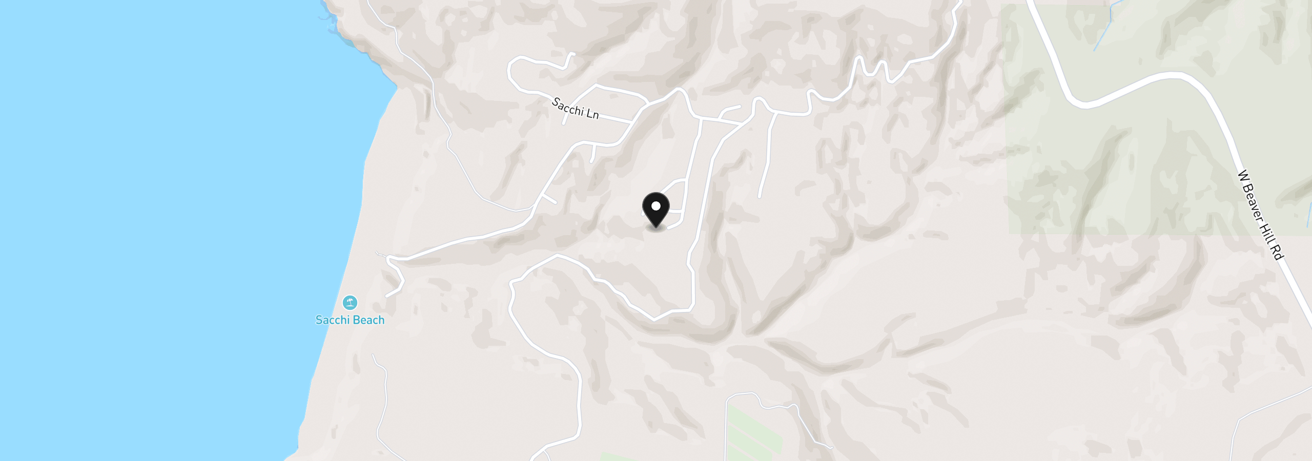 Map showing the location of 00 Molakai Vista Rd, Bandon, OR 97411